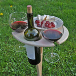 Klappbarer Holztisch  | Eine perfekte, tragbare Lösung für Mahlzeiten im Freien!